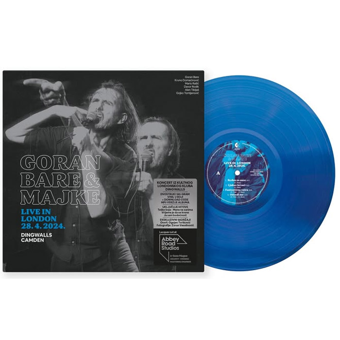 Goran Bare i Majke - Live In London [2024] [plavi vinyl] (2x LP)-1