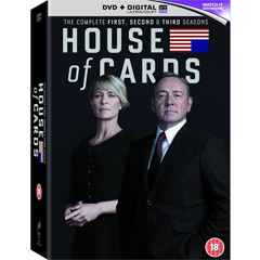 Kuća od karata / House Of Cards - sezone 1-2-3 [engleski titl] (12x DVD)