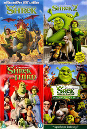 Shrek 1-2-3-4 (4xDVD) : DVD Zone Shop