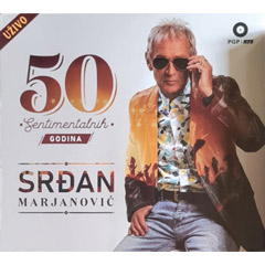 Срђан Марјановић - 50 сентименталних година, уживо [албум 2024] (ЦД)